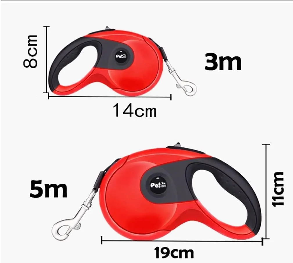 A4DOG Retractable Dog Leash, 16 ft Dog Leash for Medium to Large Dogs Up to 88 lbs, Long Dog Leash, Easy Single Lock-Release Button and Ergonomic Handle, Heavy Duty Tangle-Free Leash