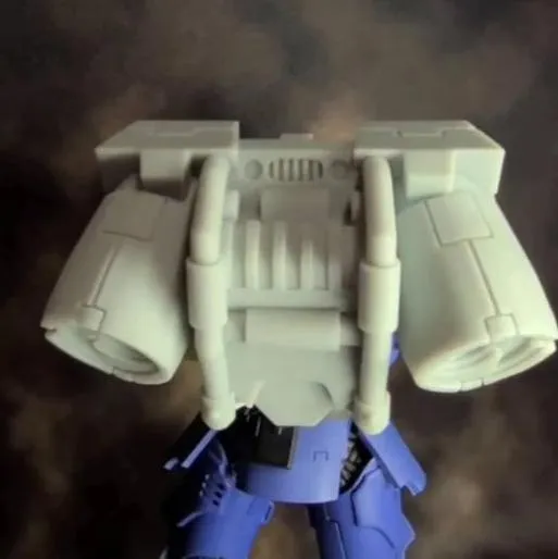 Backpack Mark VII Jump Pack Compatible with McFarlane Toys 1:12th Scale Action Figures
