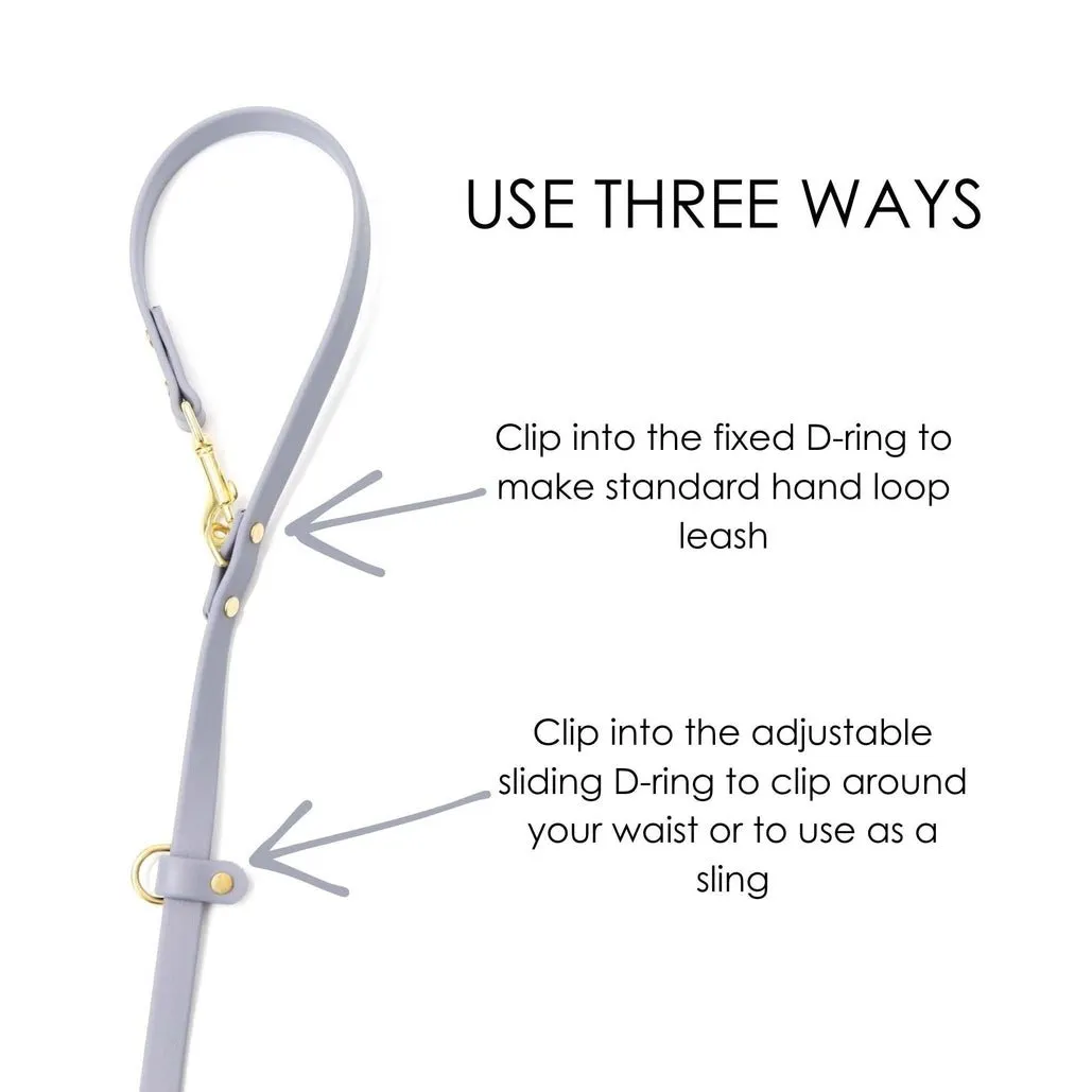 Customizable Hands Free Leash - Convertible Waterproof Biothane Lead
