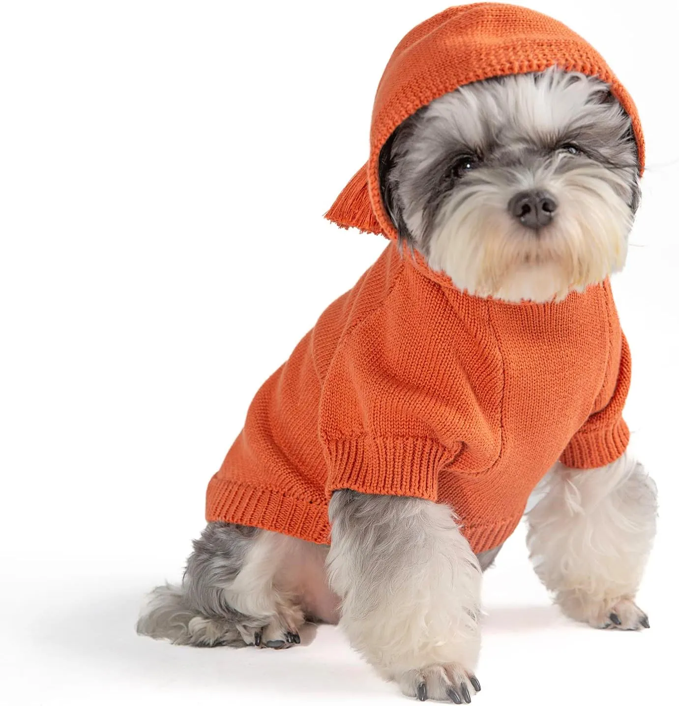 Dog Hoodies Dog Sweaters for Small Medium Large Dogs with Leash Hole, Small Medium Large Big Dog Christmas Warm Easy on Sweater Coats Hooded Sweatshirt Fleece Dog Hoodies