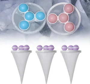 Floating Hair Filtering Mesh Removal, Lint Catcher for Washing Machine, Reusable Washing Machine Hair Filter Cleaning Mesh Bag, Laundry Pet Hair Catcher Pet Dog Cat Hair Remover for Laundry (Purple*3)