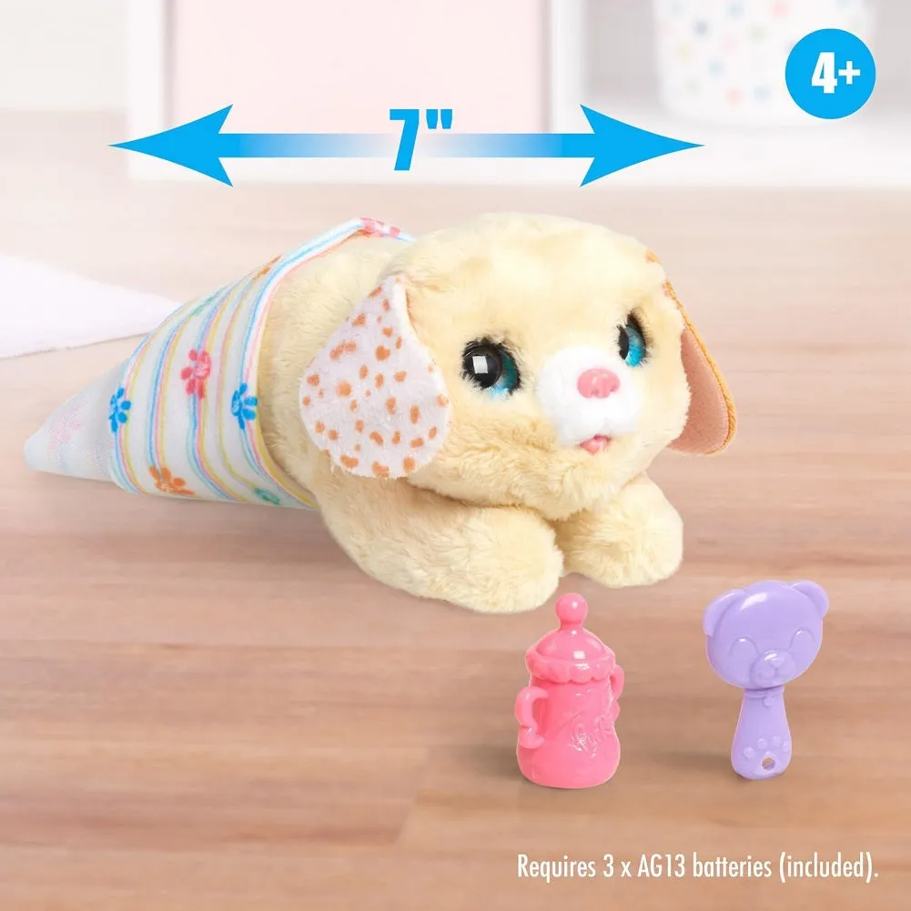 Just Play furReal Newborns Plush Puppy Interactive Pet with Sounds and Motion
