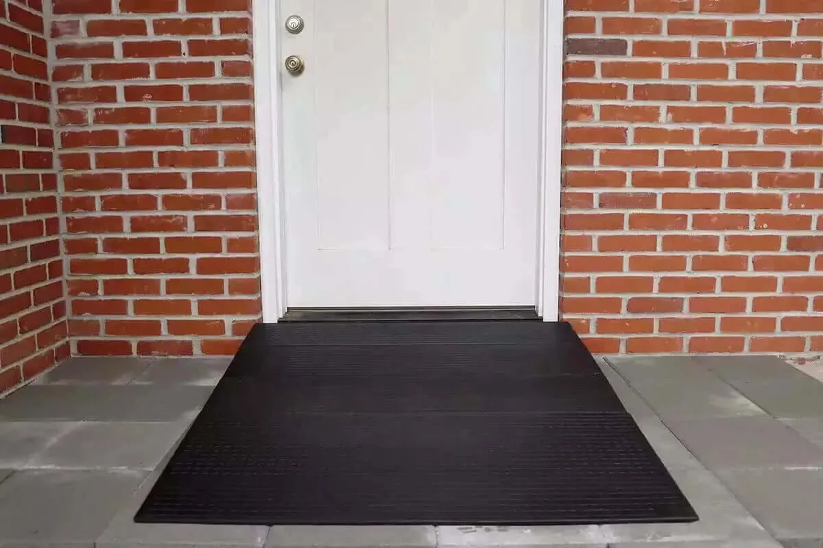 National Ramp - Approach Series Rubber Threshold Ramp for Wheelchairs