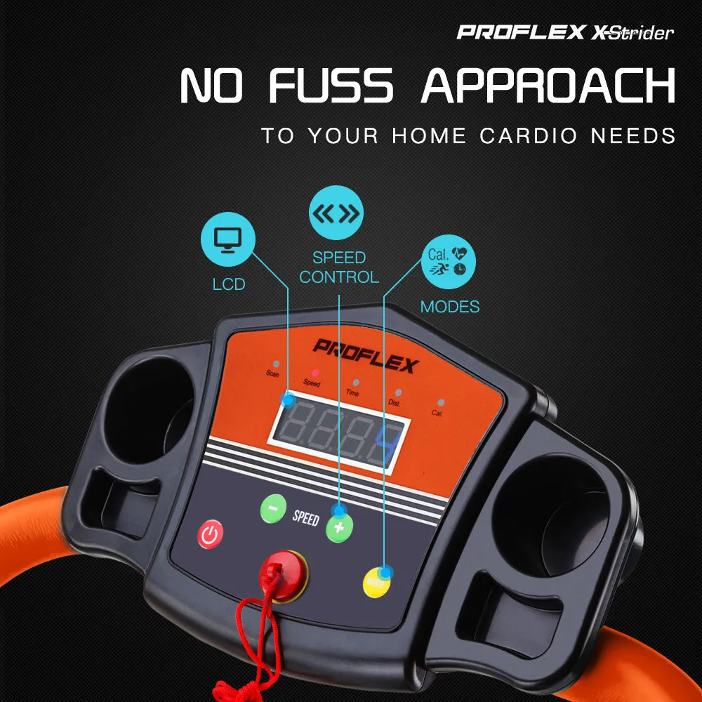 PROFLEX X-Strider Mini Walking Treadmill (Orange)