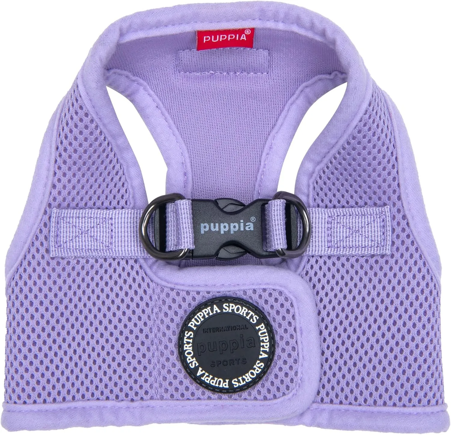 Puppia Soft Vest Dog Harness Step-in Padded Mesh No Choke No Pull Comfortable Walking Running Training for Small Medium Large Dogs, Violet, Small