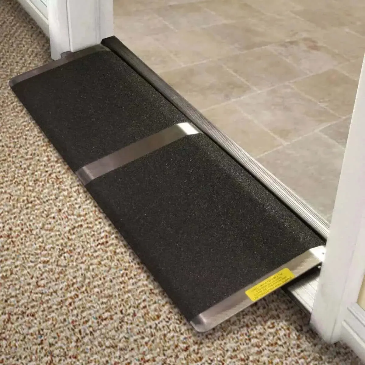 PVI - Aluminum Solid Bariatric Threshold Ramp for Wheelchairs