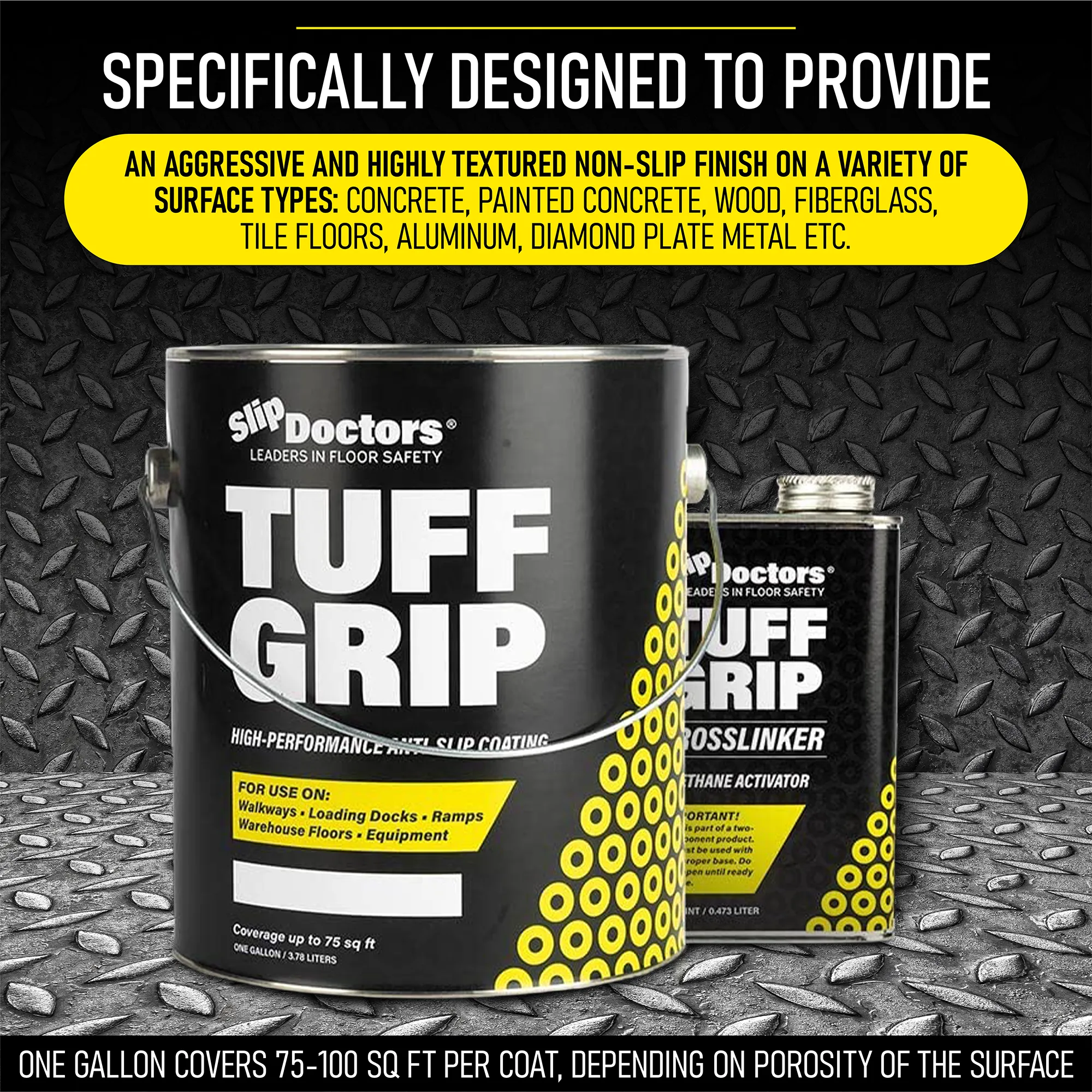 Tuff Grip or Tuff Grip Extreme - Aggressive Traction Non-Skid Floor Paint