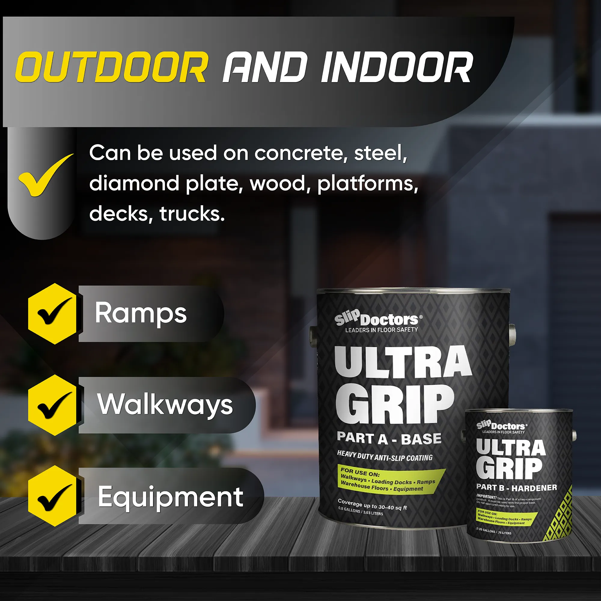 Ultra Grip Premium Extra Texture Non-Skid Epoxy Paint