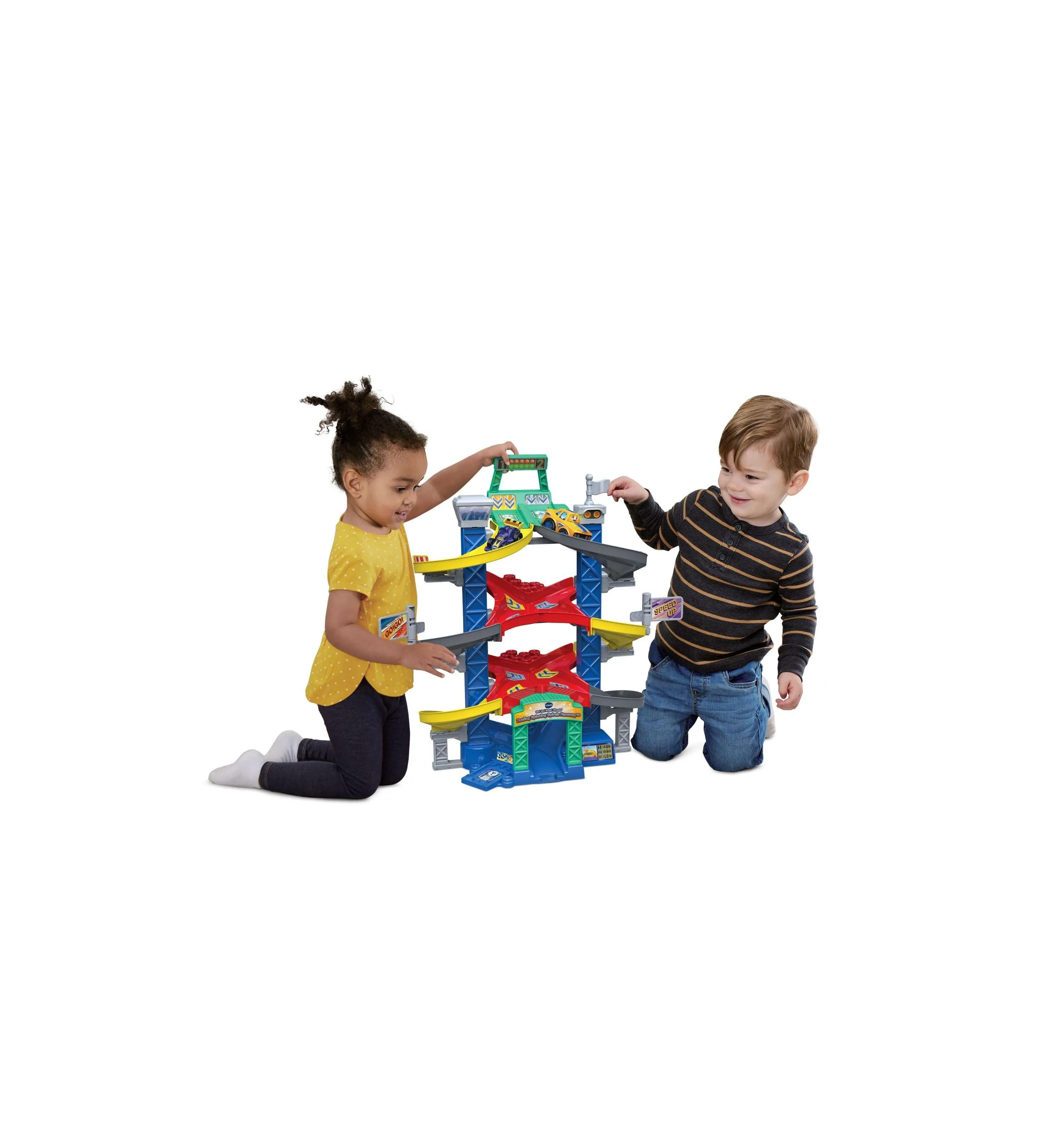 VTech Go! Go! Smart Wheels Dueling Spinning Spirals Raceway with Accessories