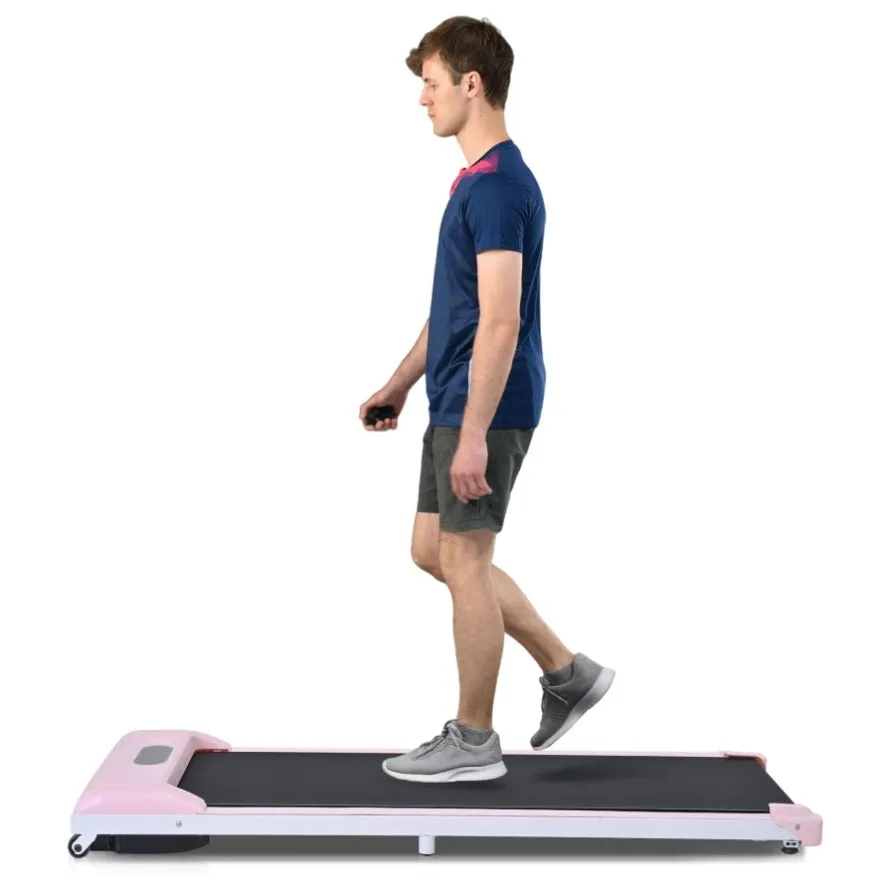 ZUN 2 in 1 Under Desk Electric Treadmill 2.5HP, Remote Control, Display, Walking Jogging Running Machine 77006780